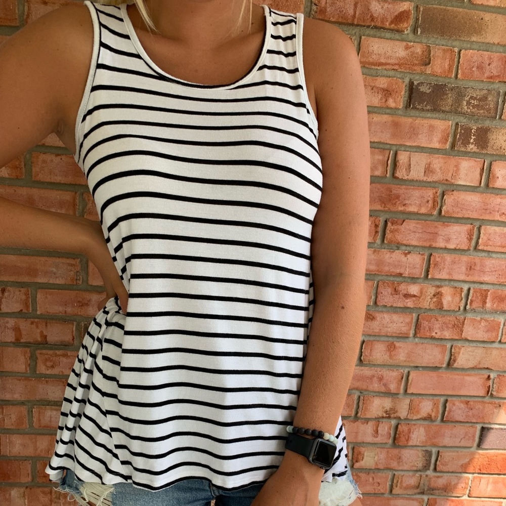 Striped tank top